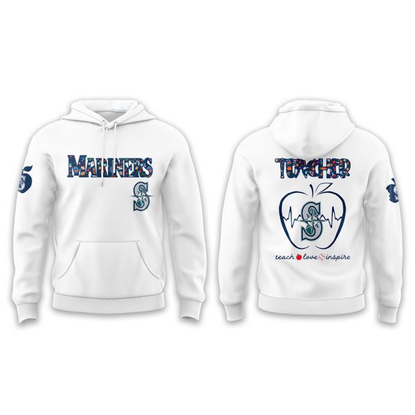 Mariners Teacher Appreciation Night 2025 Hoodie Joggers Cap 4