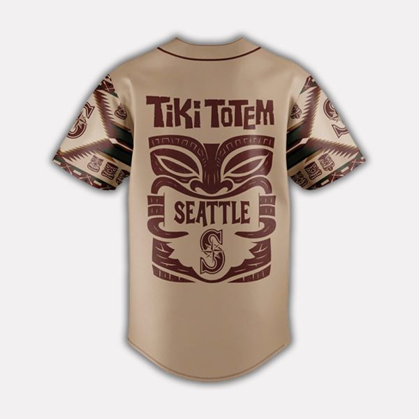 Mariners x Native American Tiki Totem 2025 Jersey 3