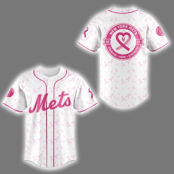 Mets Breast Cancer Awareness Night 2025 Jersey
