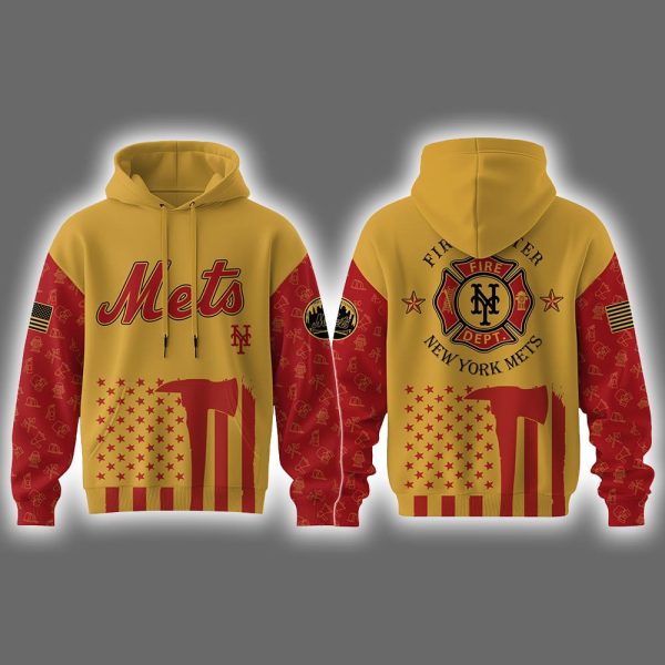 Mets Firefighter Appreciation Night Hoodie 2025