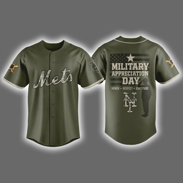 Mets National Military Appreciation Day Jersey 2025