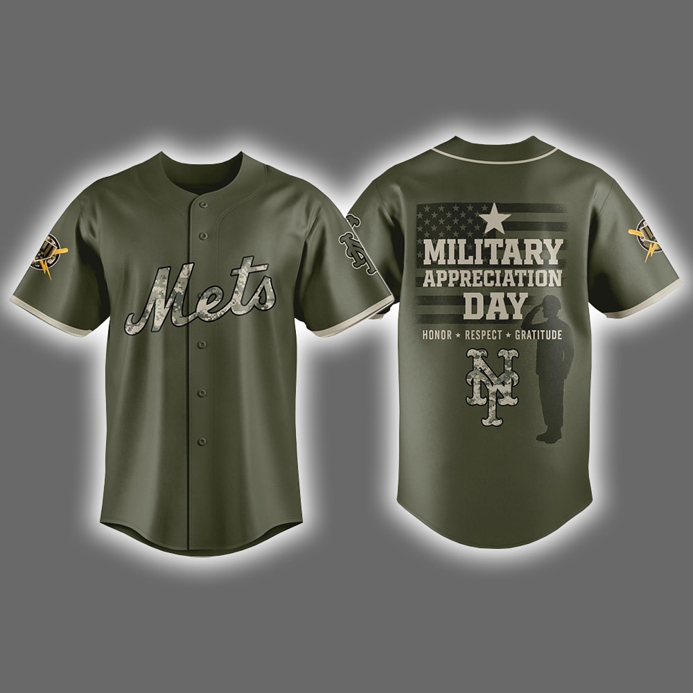 Mets National Military Appreciation Day Jersey 2025 Mets National Military Appreciation Day Jersey 2025