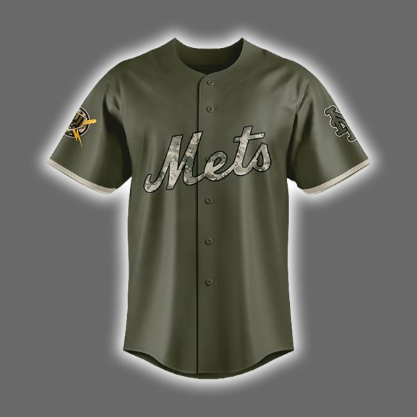Mets National Military Appreciation Day Jersey 2025 2