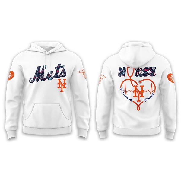 Mets Nurses Night 2025 Hoodie Joggers Cap 4