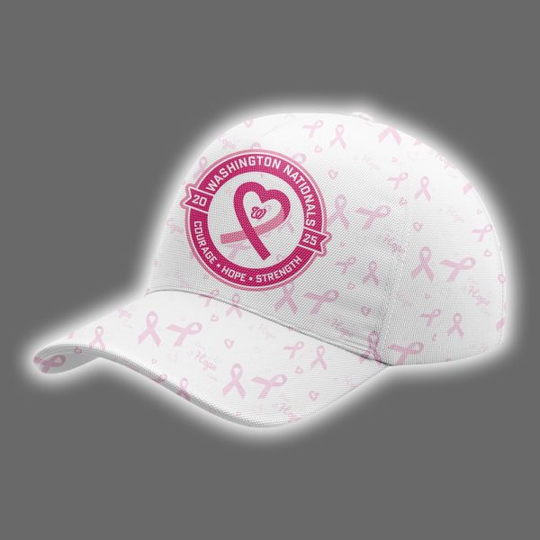 Nationals Breast Cancer Awareness Night 2025 Hoodie Joggers Cap 2