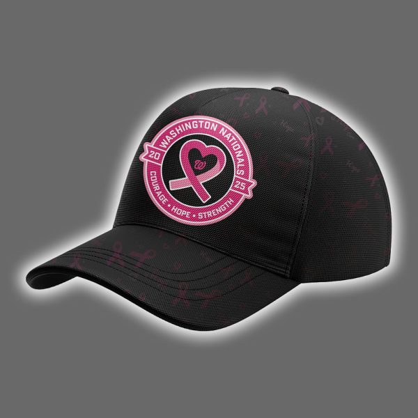 Nationals Breast Cancer Awareness Night 2025 Hoodie Joggers Cap 5