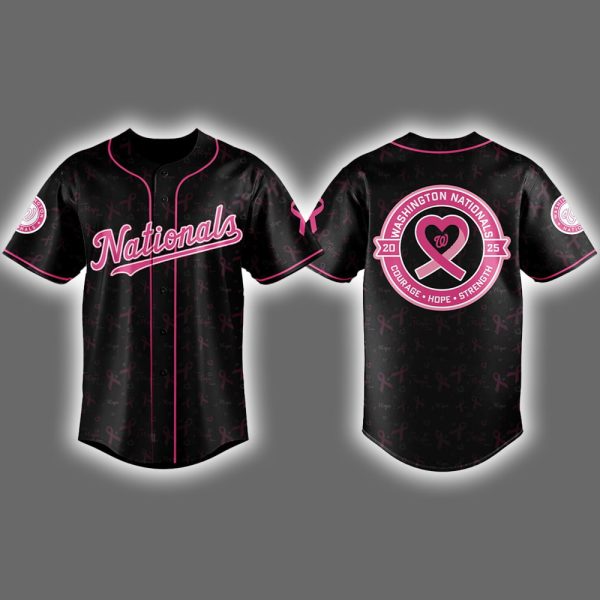 Nationals Breast Cancer Awareness Night 2025 Jersey