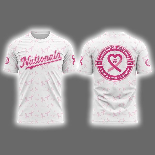 Nationals Breast Cancer Awareness Night 2025 Shirt