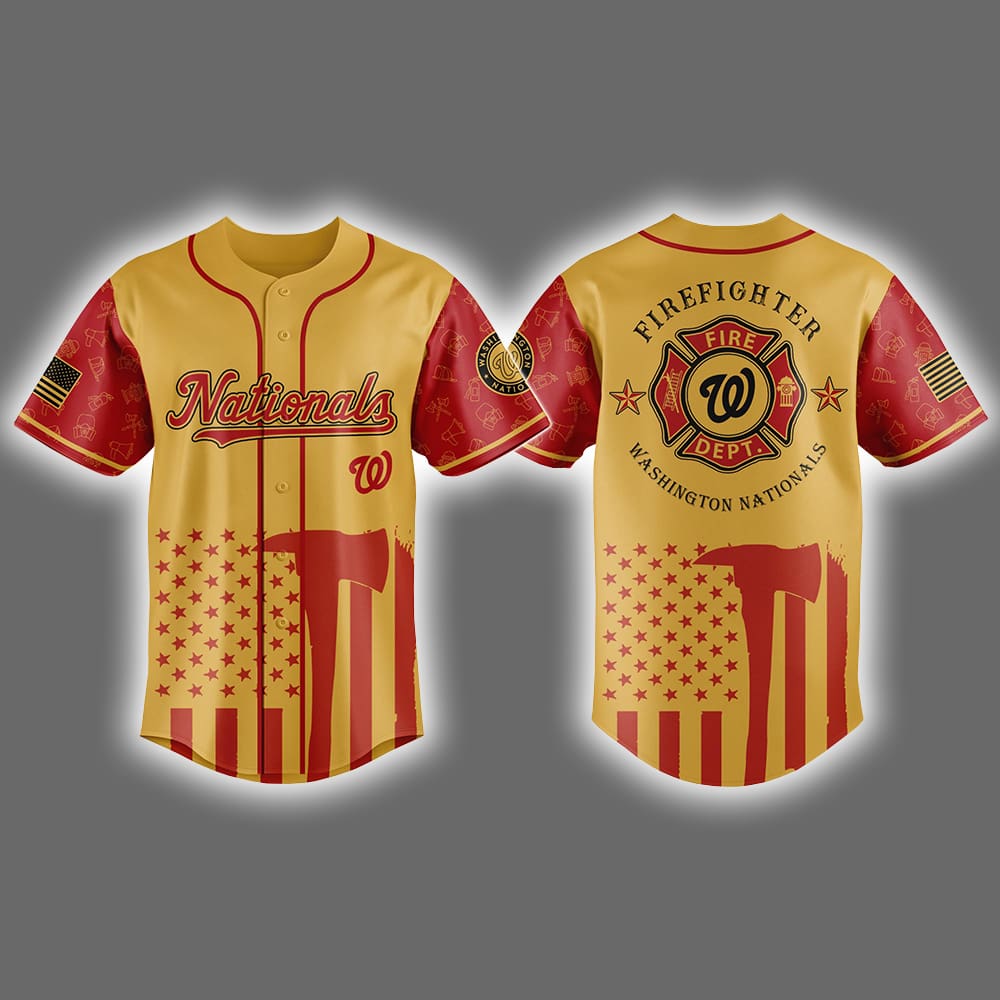 Nationals Firefighter Appreciation Night Jersey 2025 Nationals Firefighter Appreciation Night Jersey 2025