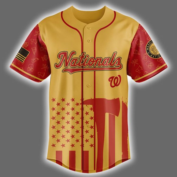 Nationals Firefighter Appreciation Night Jersey 2025 2