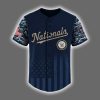 Nationals US Navy Appreciation Night 2025 Baseball Jersey 2
