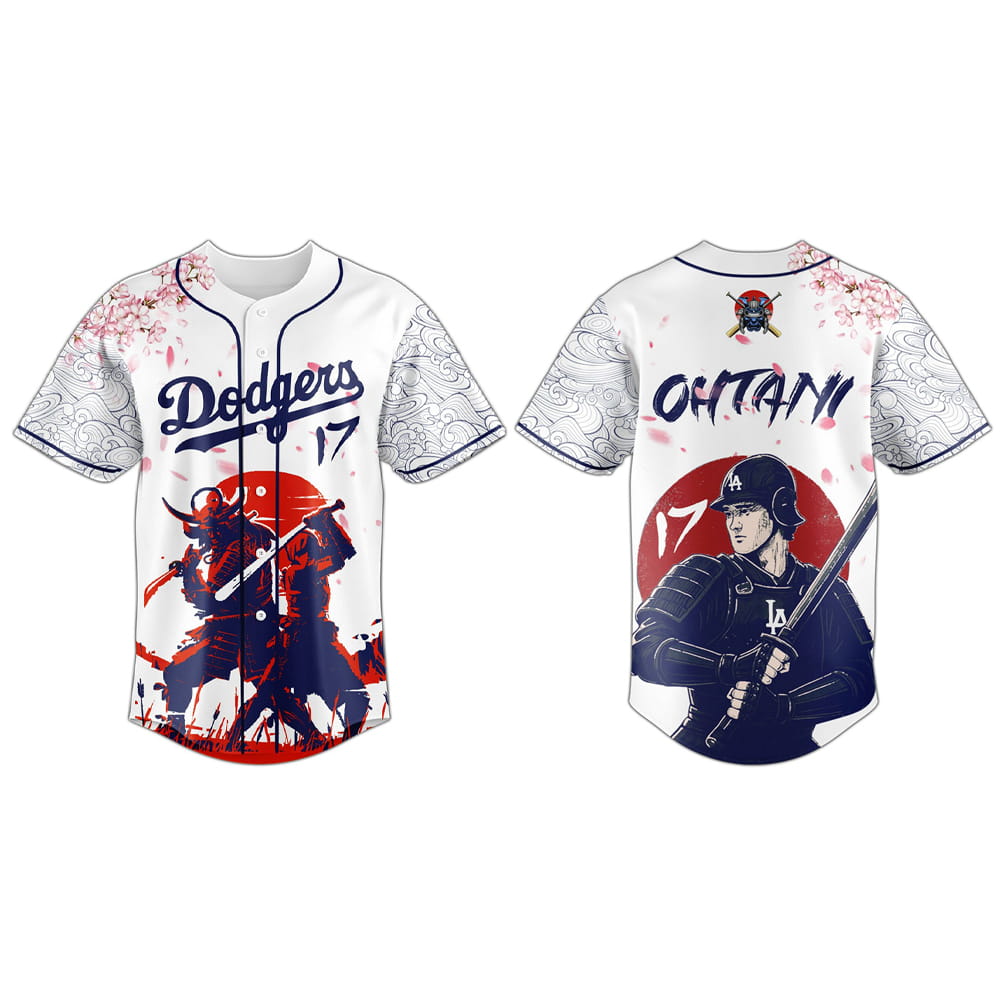 Ohtani x Samurai LA Dodgers Baseball Jersey 2025 Ohtani x Samurai LA Dodgers Baseball Jersey 2025