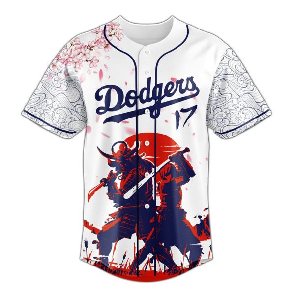 Ohtani x Samurai LA Dodgers Baseball Jersey 2025 2