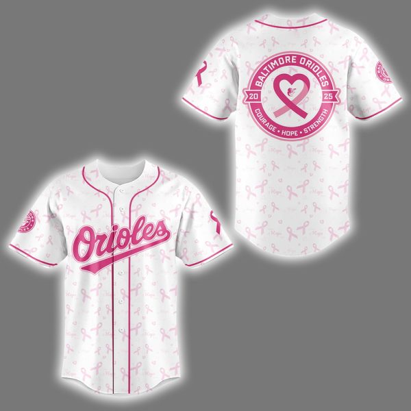 Orioles Breast Cancer Awareness Night 2025 Jersey