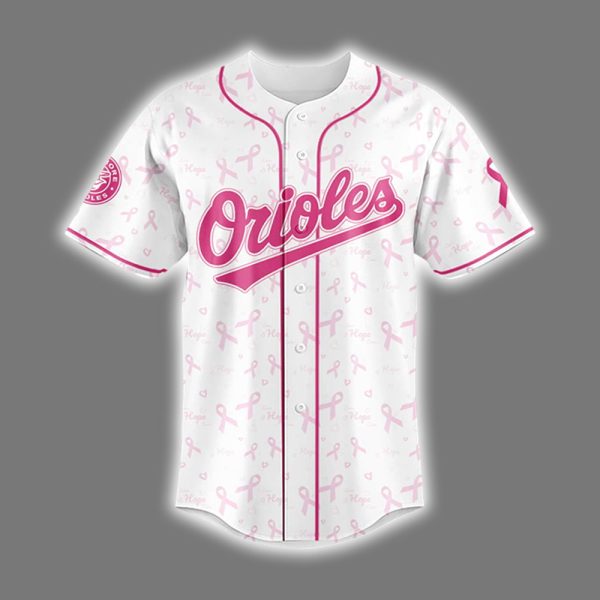Orioles Breast Cancer Awareness Night 2025 Jersey 2