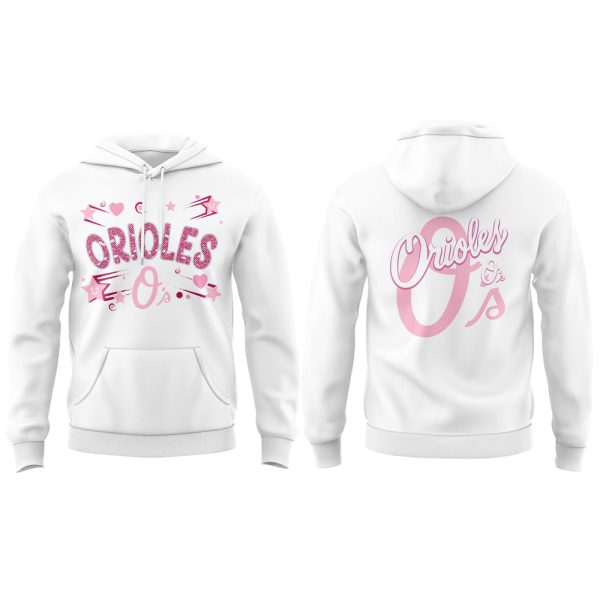 Orioles Cancer Awareness Month Hoodie Joggers Cap 2025
