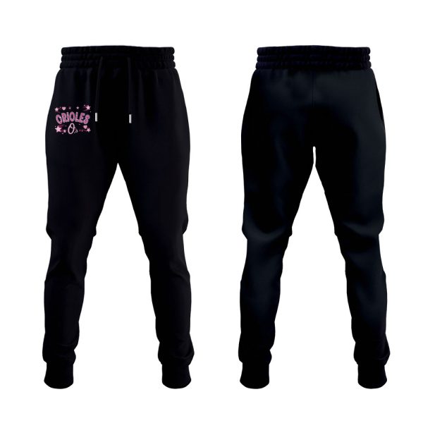 Orioles Cancer Awareness Month Hoodie Joggers Cap 2025 3