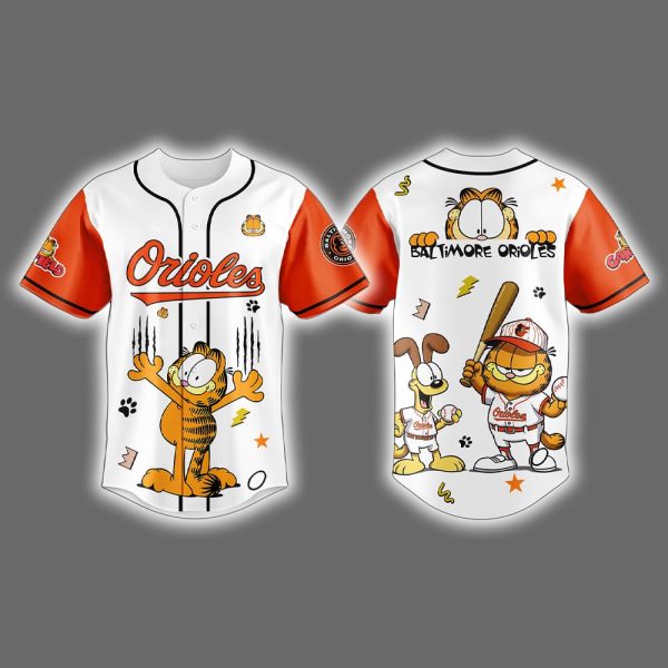 Orioles Garfield Cat Jersey 2025