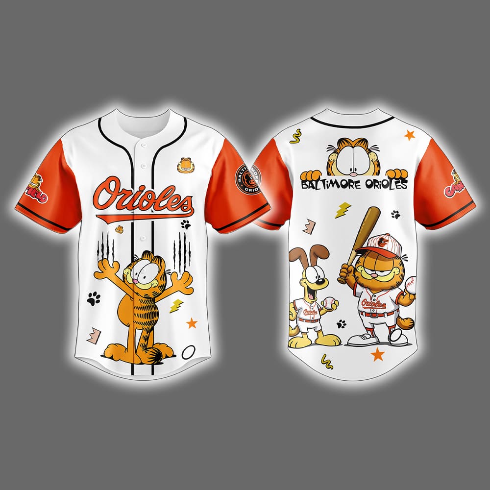 Orioles Garfield Cat Jersey 2025 Orioles Garfield Cat Jersey 2025