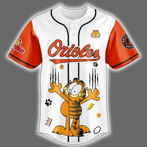 Orioles Garfield Cat Jersey 2025 2