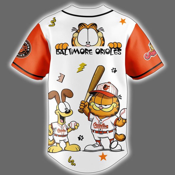 Orioles Garfield Cat Jersey 2025 3