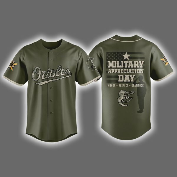 Orioles National Military Appreciation Day Jersey 2025