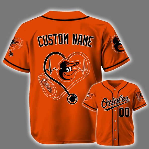 Orioles Nurses National Day 2025 Personalized Baseball Jersey