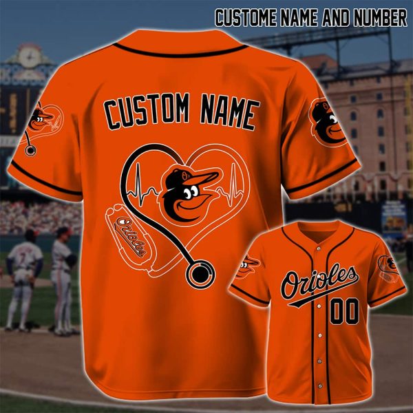 Orioles Nurses National Day 2025 Personalized Baseball Jersey 2
