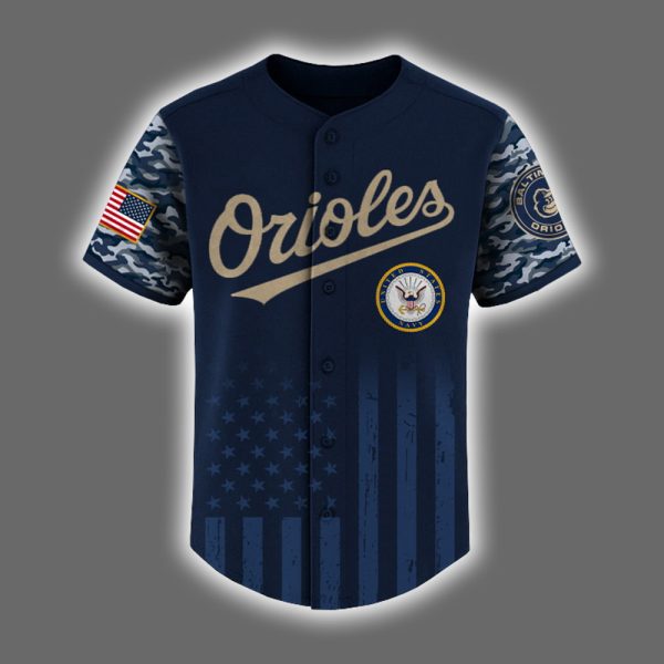Orioles US Navy Appreciation Night 2025 Baseball Jersey 2