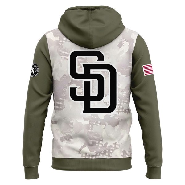 Padres 2025 Armed Forces Day Hoodie 3