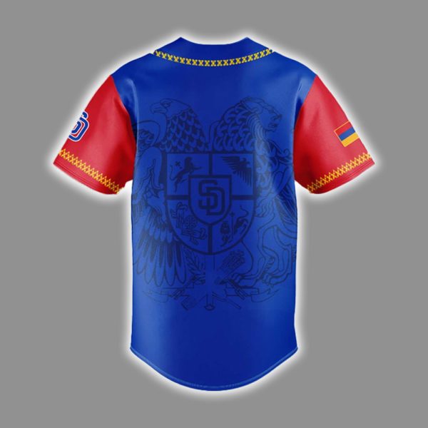 Padres Armenian Heritage Night 2025 Jersey 3