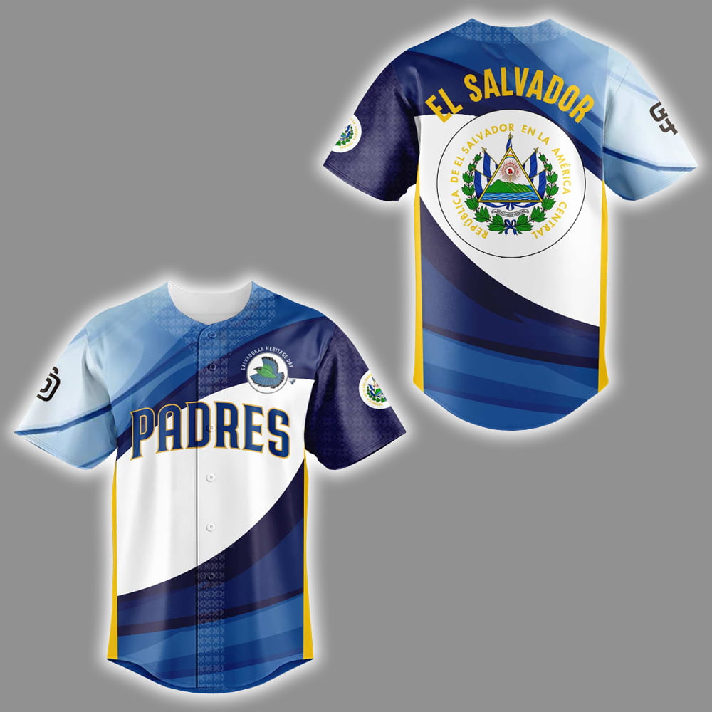 Padres Salvadoran Heritage Day 2025 Jersey Padres Salvadoran Heritage Day 2025 Jersey