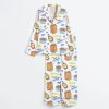 Pancake Food Artist Satin Pajama Set 3
