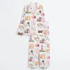 Paris France Girls Trip Family Vacation Summer Travel Satin Pajama Set 3