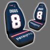 Patriots Diggs 8 Car Seat Cover