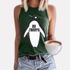 Penguin No Tariffs Print Tank Top 2
