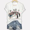 Penguin Resist Against Tariffs Printed T Shirt 3