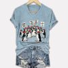 Penguin Resist Against Tariffs Printed T Shirt 4