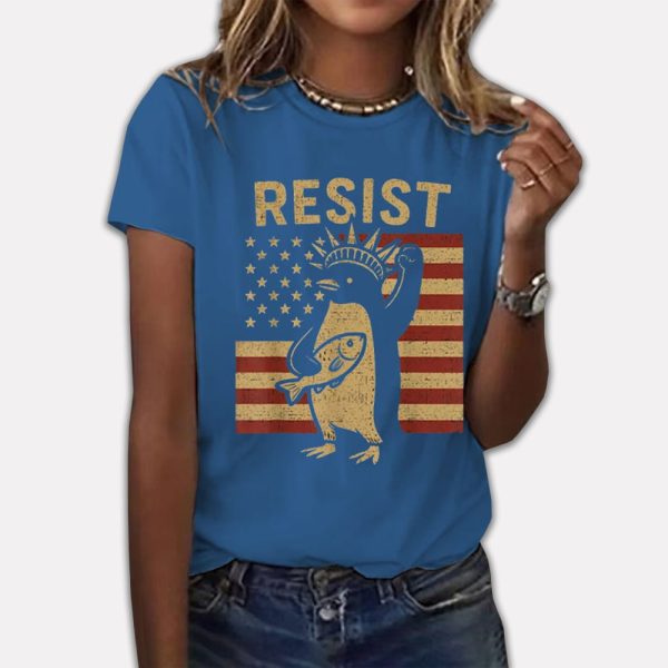 Penguin Resist Printed Short Sleeved T Shirt 2