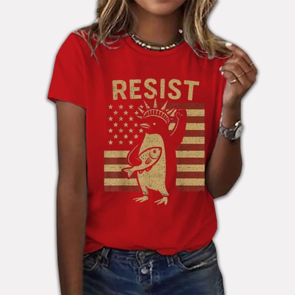 Penguin Resist Printed Short Sleeved T Shirt 4