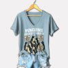 Penguins Protest Tariffs Printed Shirt