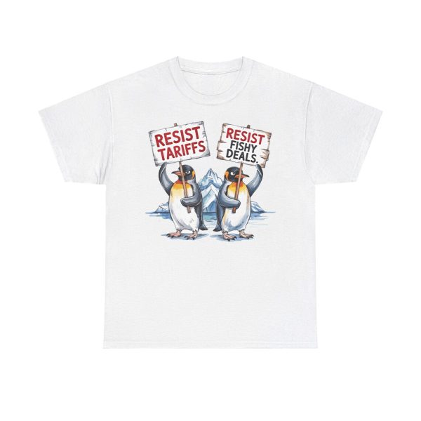 Penguins Resist Tariffs Resist Fishy Deals Shirt