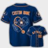 Personalized Astros Nurse Heartbeat Baseball Jersey 2025