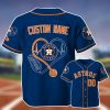 Personalized Astros Nurse Heartbeat Baseball Jersey 2025 2