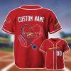 Personalized Cardinals Nurse Heartbeat Baseball Jersey 2025 2