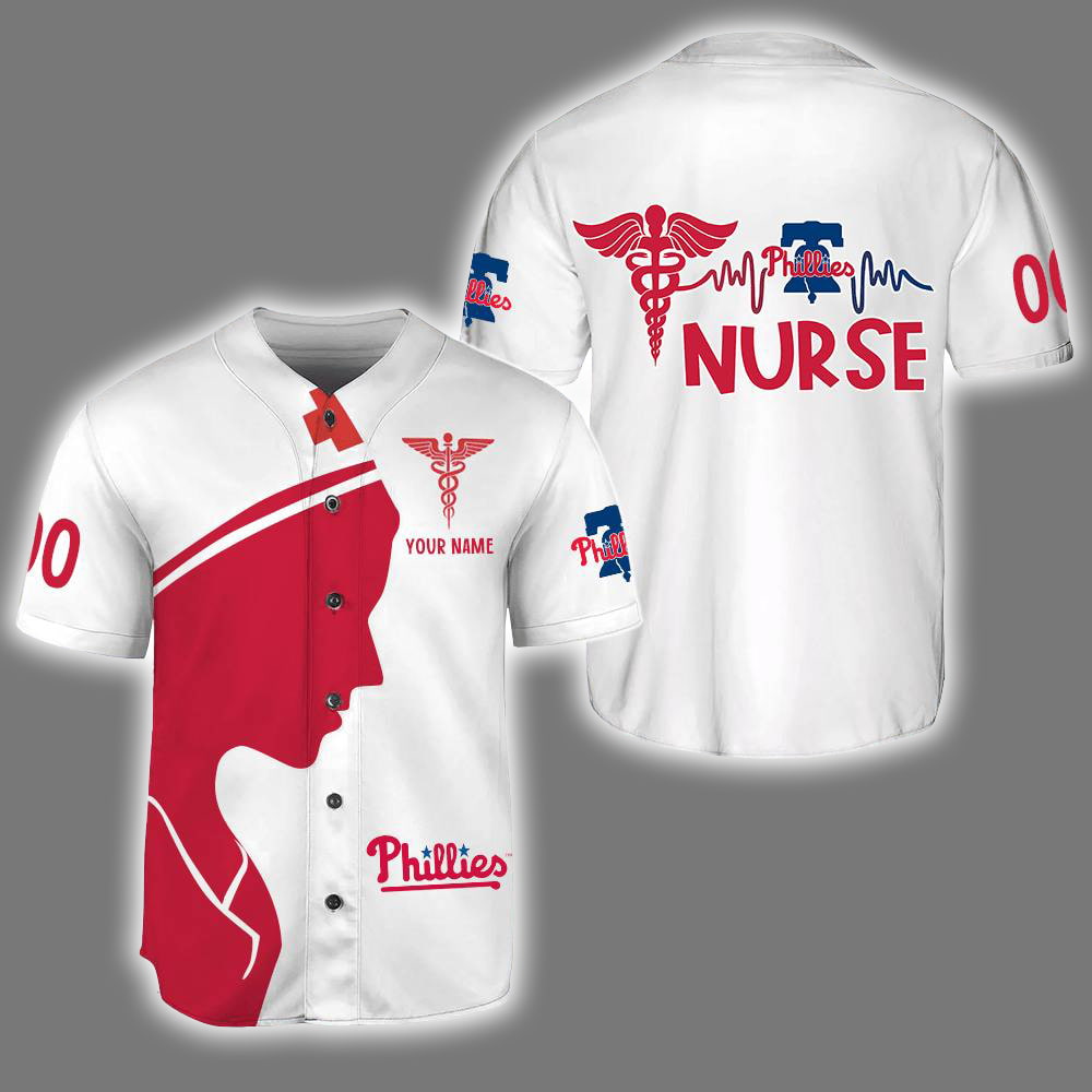 Personalized Phillies Nurses National Day 2025 Baseball Jersey Personalized Phillies Nurses National Day 2025 Baseball Jersey