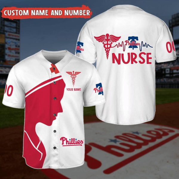 Personalized Phillies Nurses National Day 2025 Baseball Jersey 2