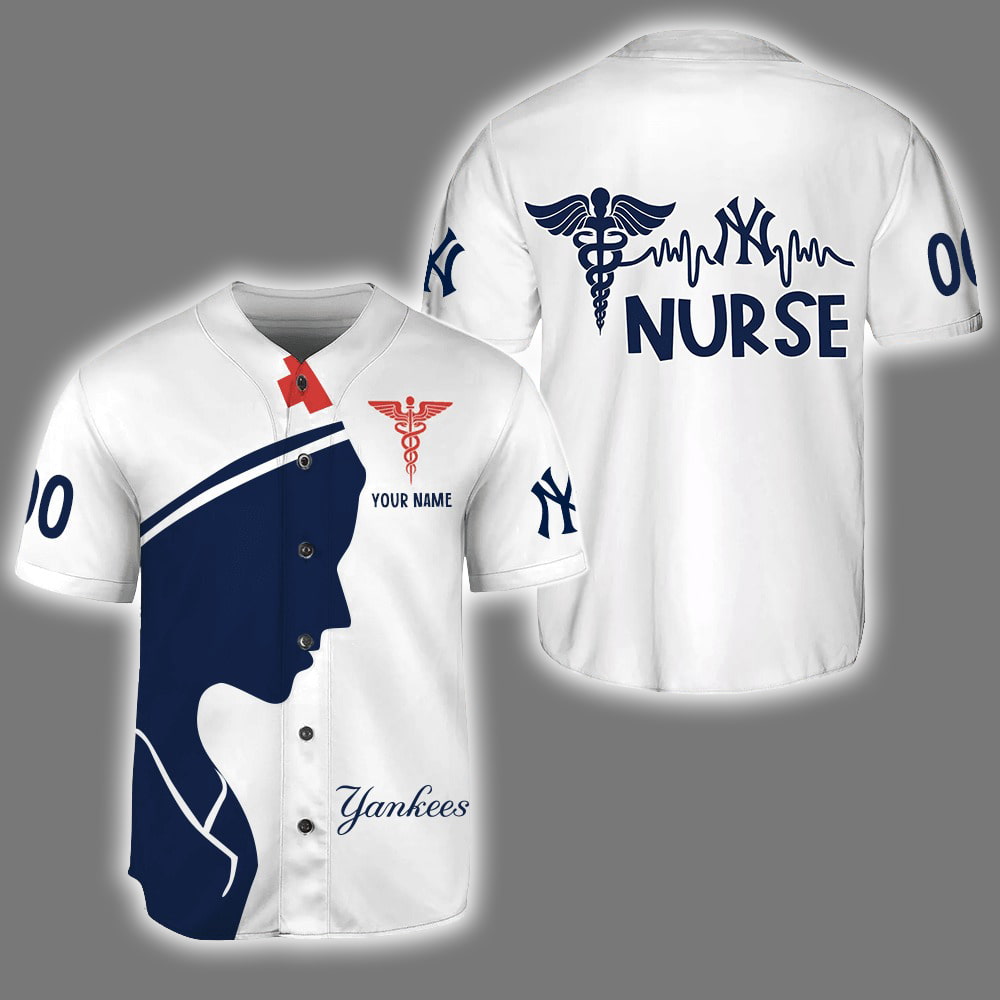 Personalized Yankees Nurses National Day 2025 Baseball Jersey Personalized Yankees Nurses National Day 2025 Baseball Jersey