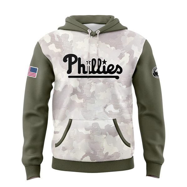 Phillies 2025 Armed Forces Day Hoodie 2