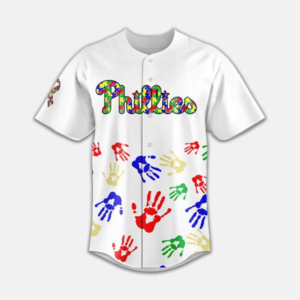 Phillies Autism Awareness Special Edition 2025 Jersey 2